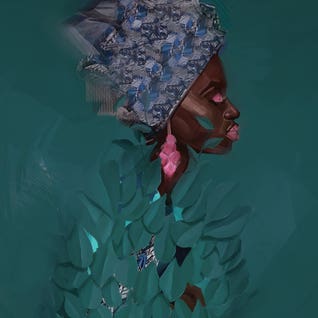 Teal Art